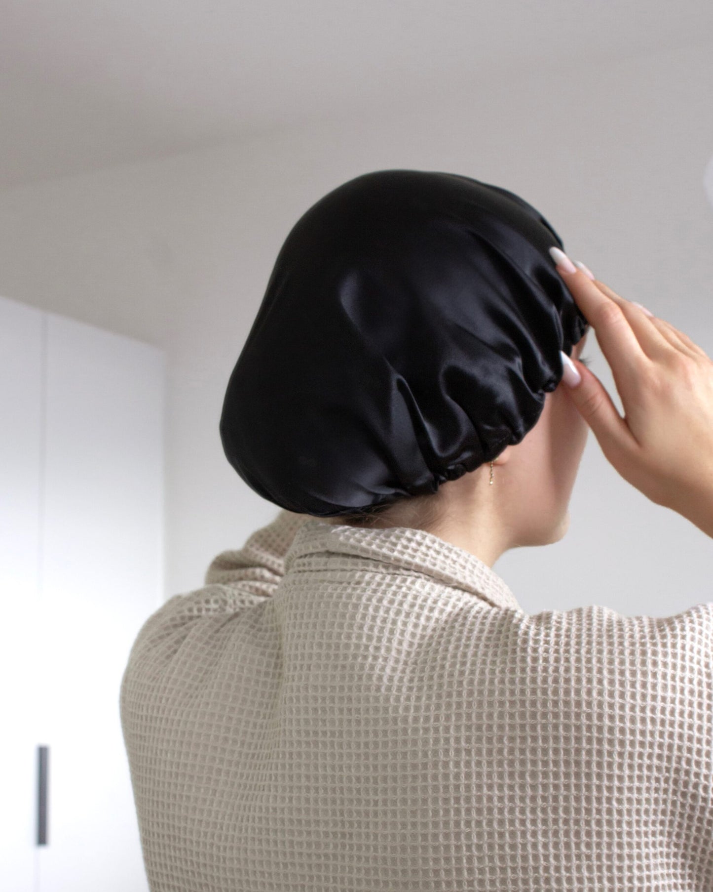 Beskyttende 2 lag Silke Hår Cap