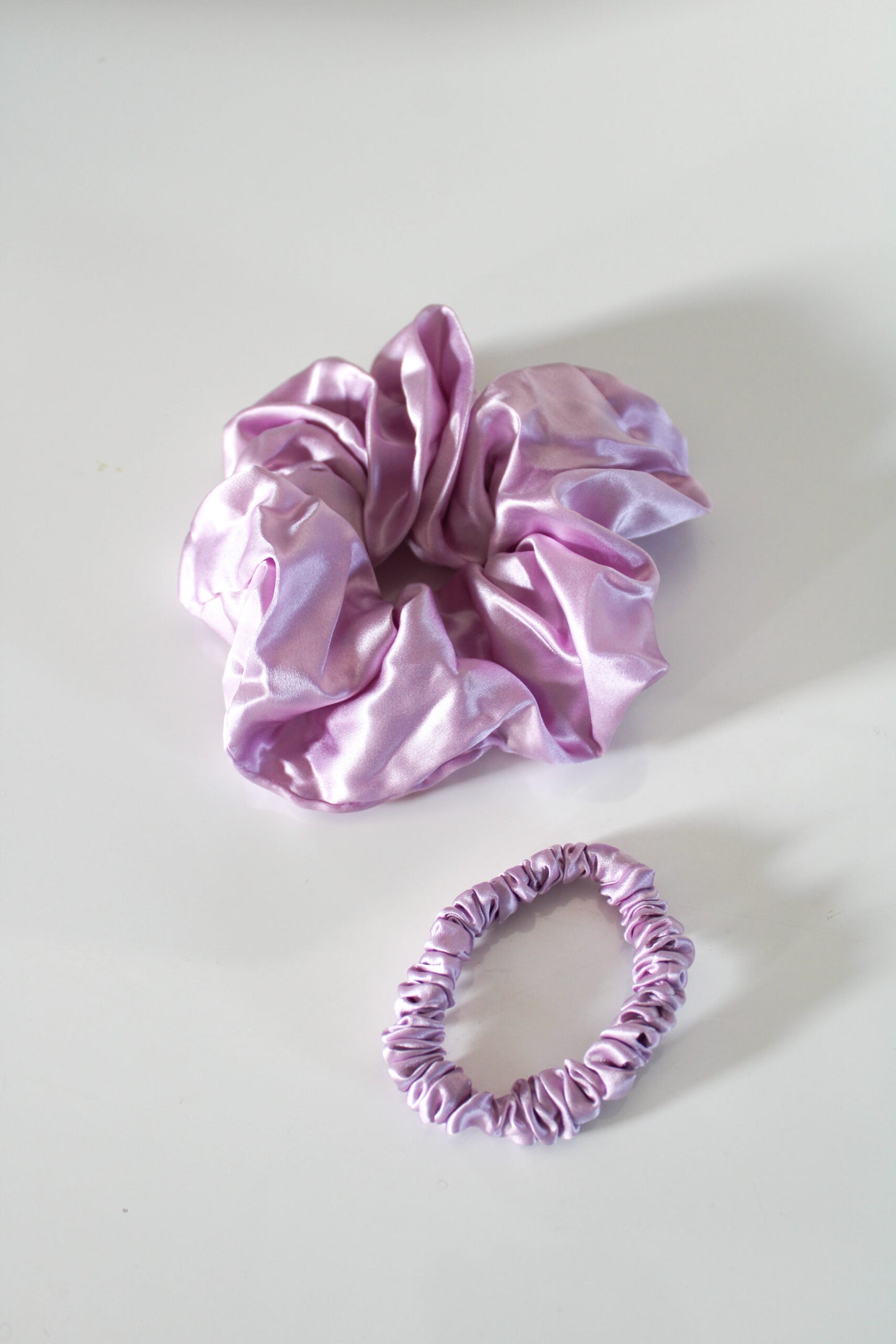 Morbær XL + Mini Silke Scrunchie Lilla