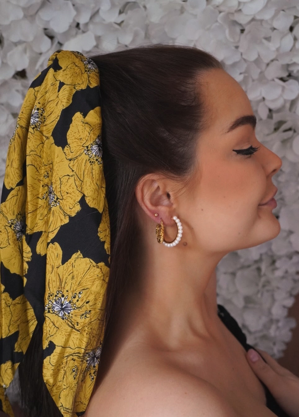 Skånsom Satin Hair Scarf Vintage