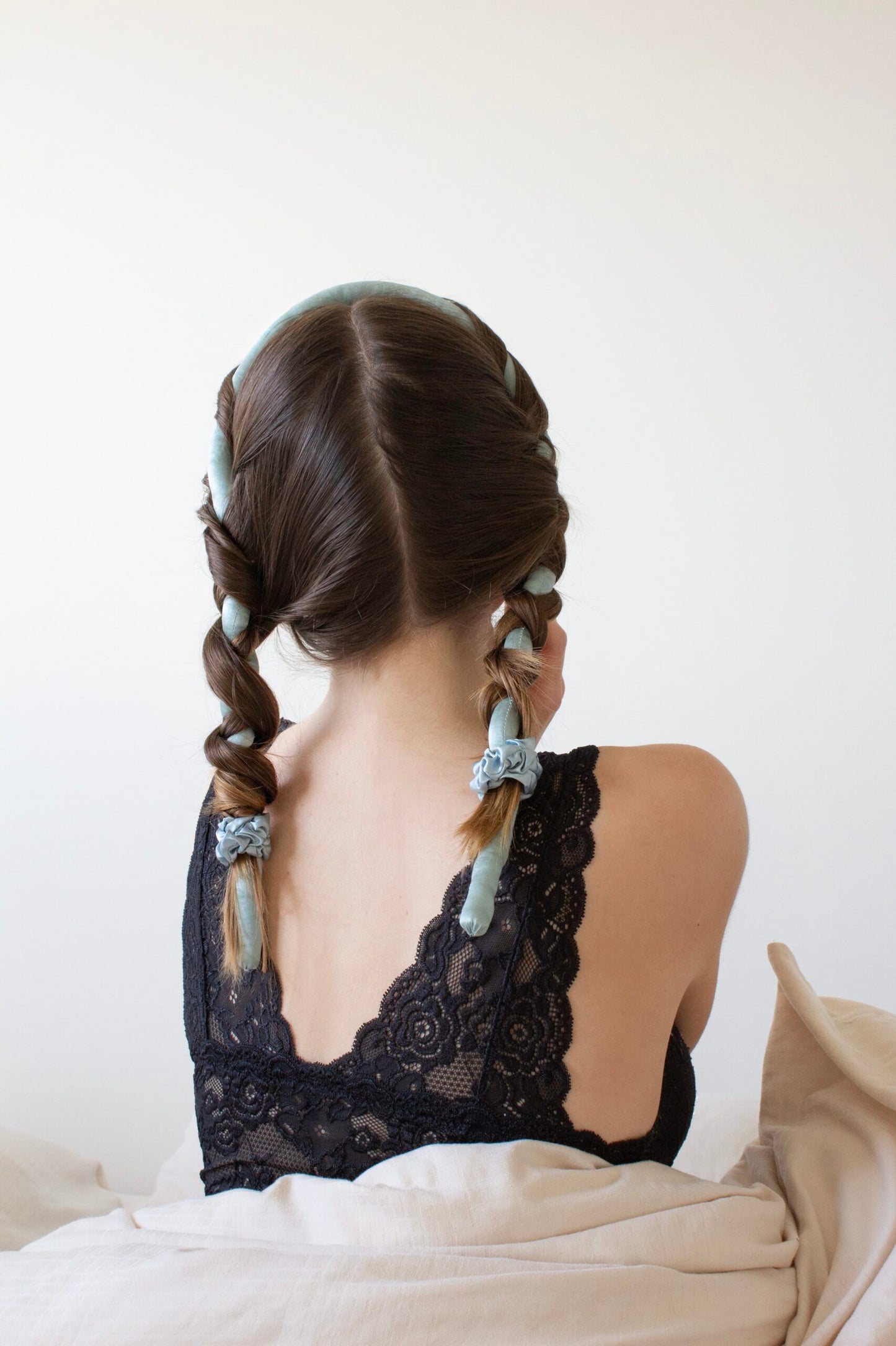 Heatless Curls Morbær Silke Sæt