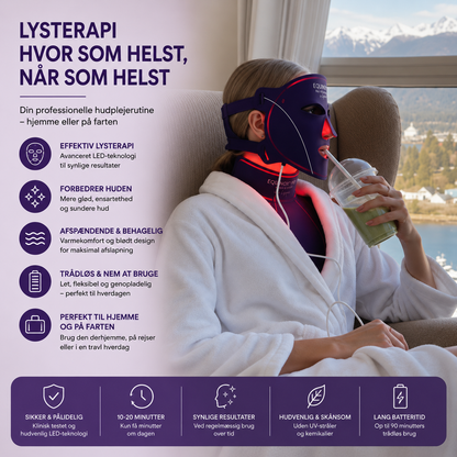 PRO LED Maske by Lynoie – Duo til Ansigt, Hals & Bryst