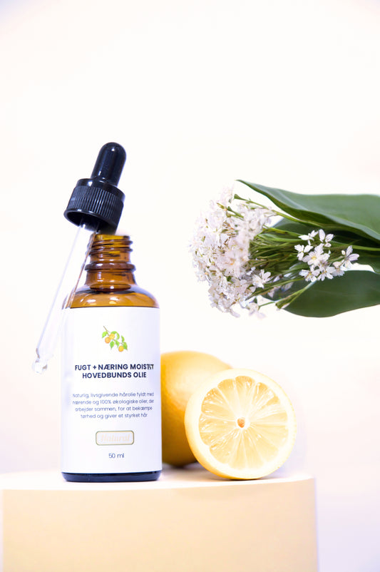 Fugt og Næring Moisty Hår og Hovedbunds olie 50 ml