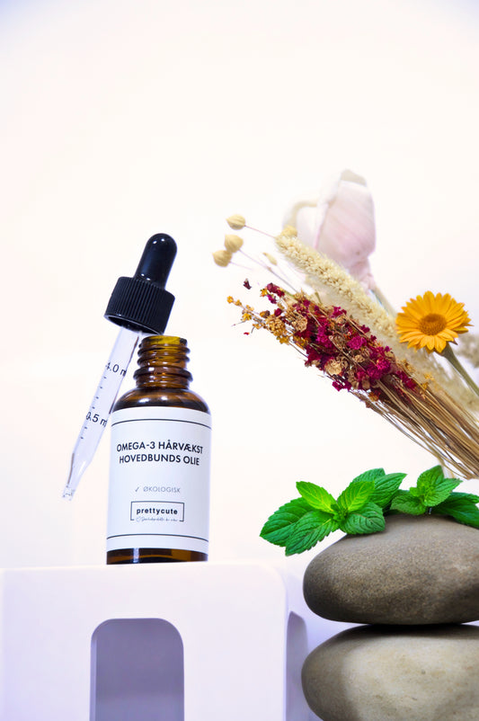 Omega-3 Hårvækst Hovedbunds Olie 30 ml